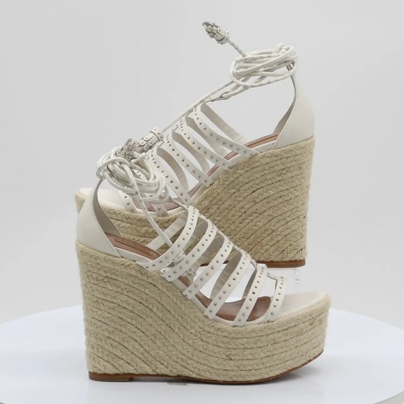 NWT Alaia Espadrille Wedge